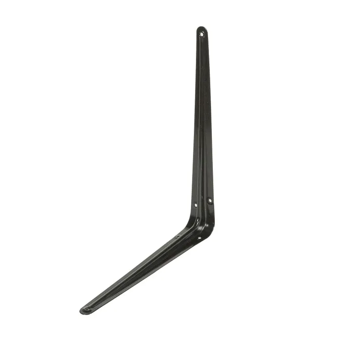Consola standard, din tabla, neagra, 250 x 300 x 44 mm