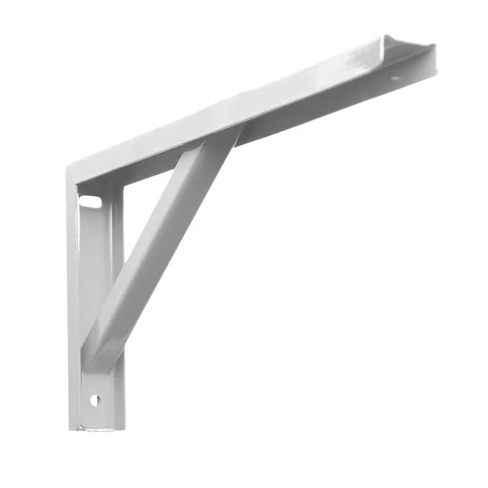 Consola tehnica, din tabla, alb, 400 x 33 x 205 mm