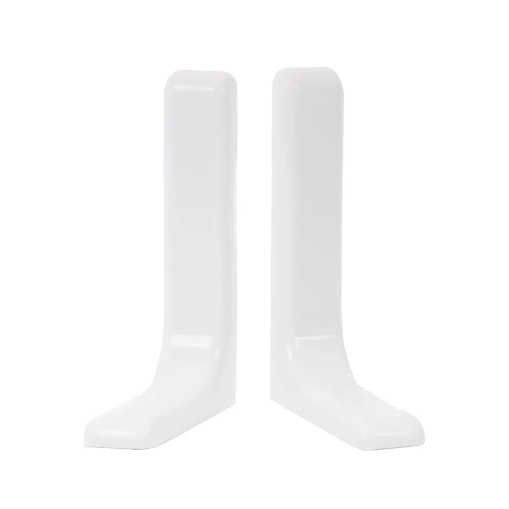 Console metalice, pentru etajere, alb, 115 x 180 mm, set 2 bucati