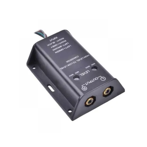 Convertor semnal audio auto Hi Low pentru amplificator cu iesire RCA reglabila — imaginea 2