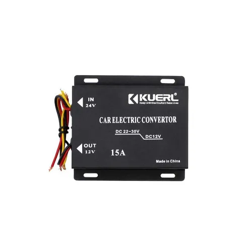 Convertor tensiune auto 24V la 12V 15A 180W reductor camion MIV