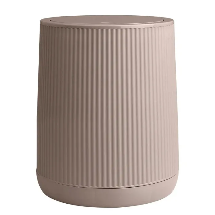 Cos de gunoi, Okyanus Home Nida OKY-388, plastic, forma cilindrica, maro, 5 L