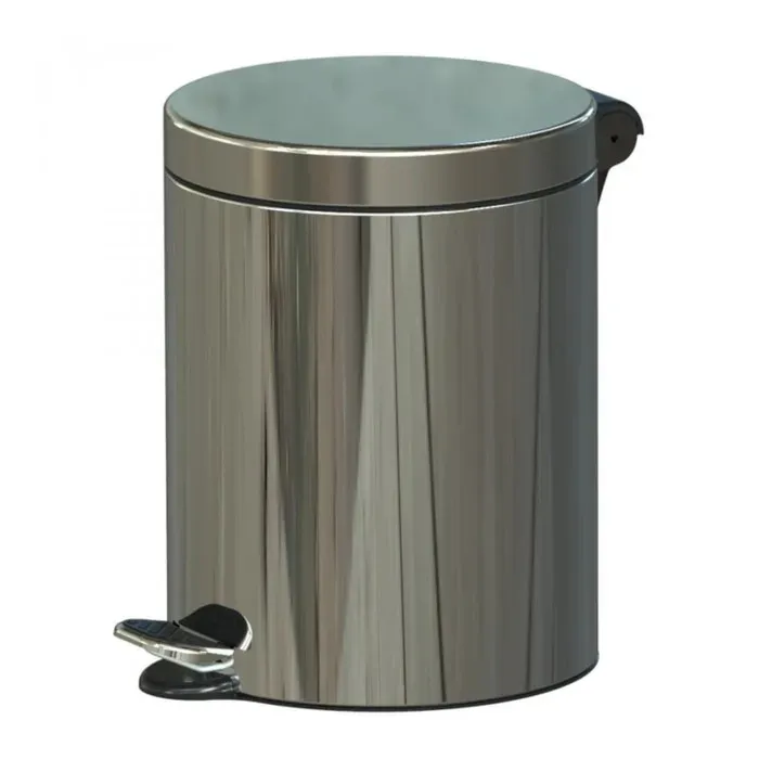 Cos de gunoi, Studio Casa, inox, forma cilindrica, 40 L