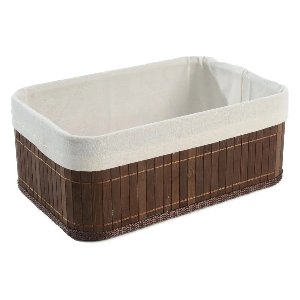 Cos depozitare 670055 L, Caressa, bambus, 30 x 20 x 12 cm