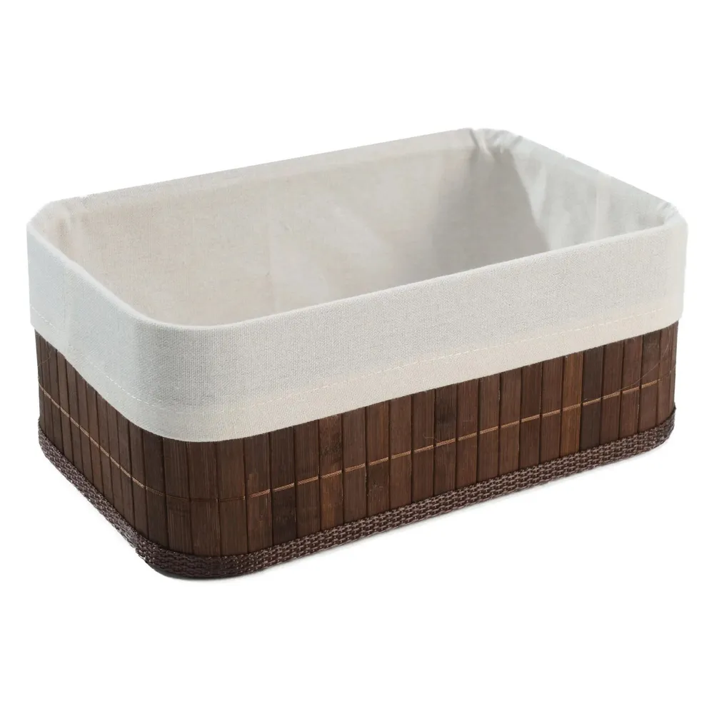 Cos depozitare 670055 M, Caressa, bambus, 27 x 18 x 11 cm