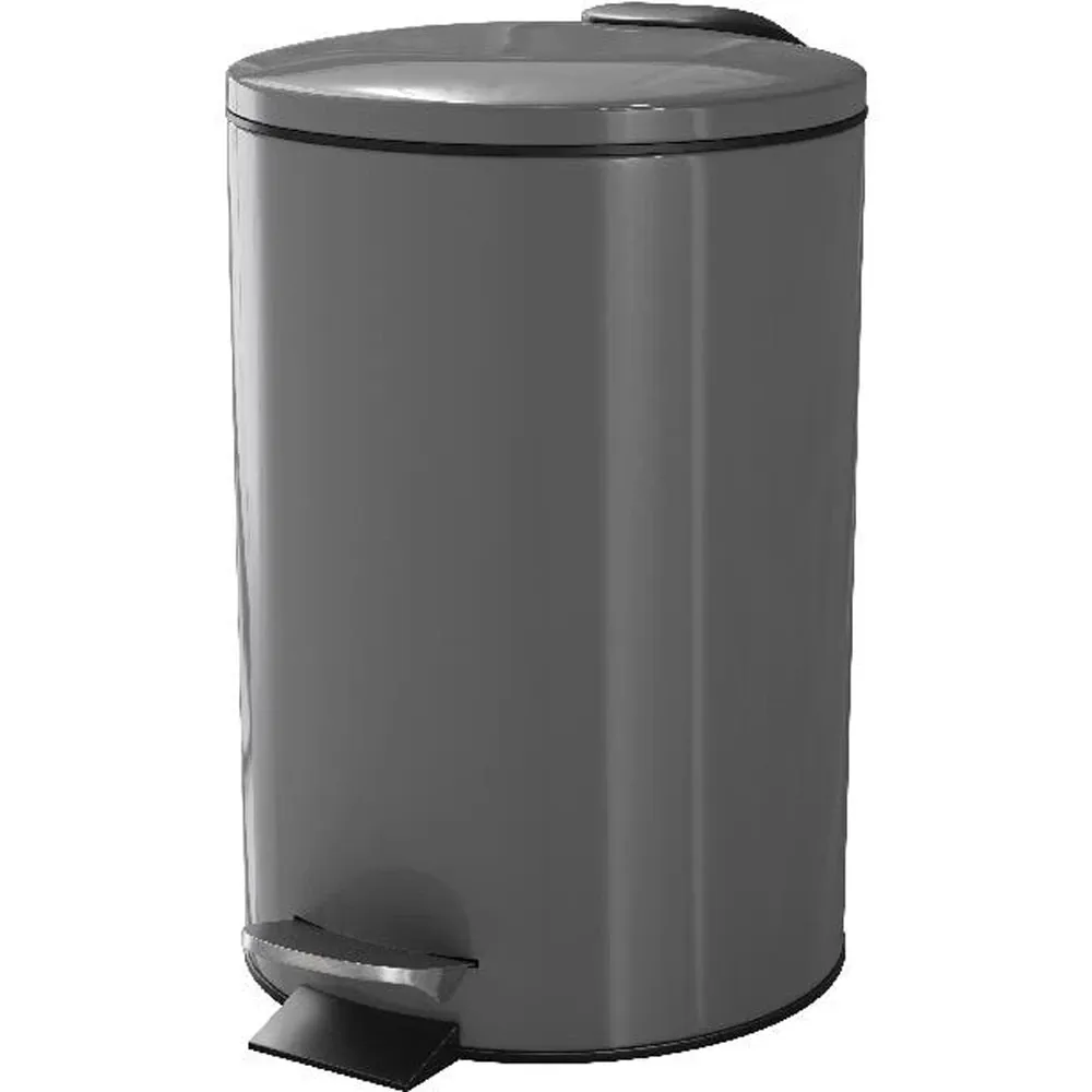 Cos gunoi pentru baie GOODHOME Koros 101058806, 3 l, rotund, otel inoxidabil, antracit
