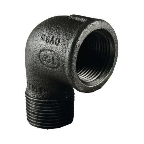 Cot 90° Fiting fonta 1/2" x 1/2", negru