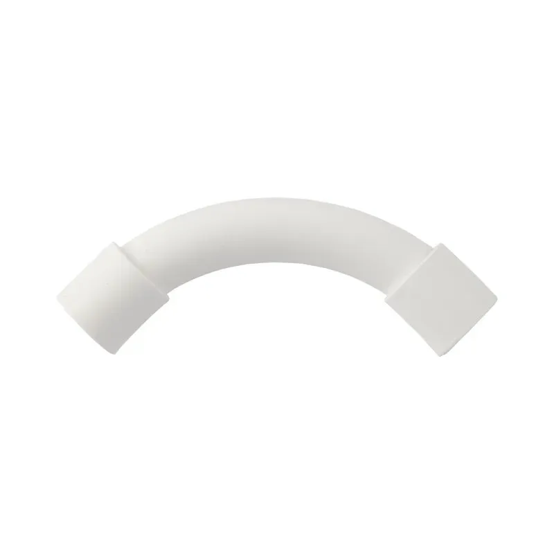 Cot 90°, PVC, alb, 25mm