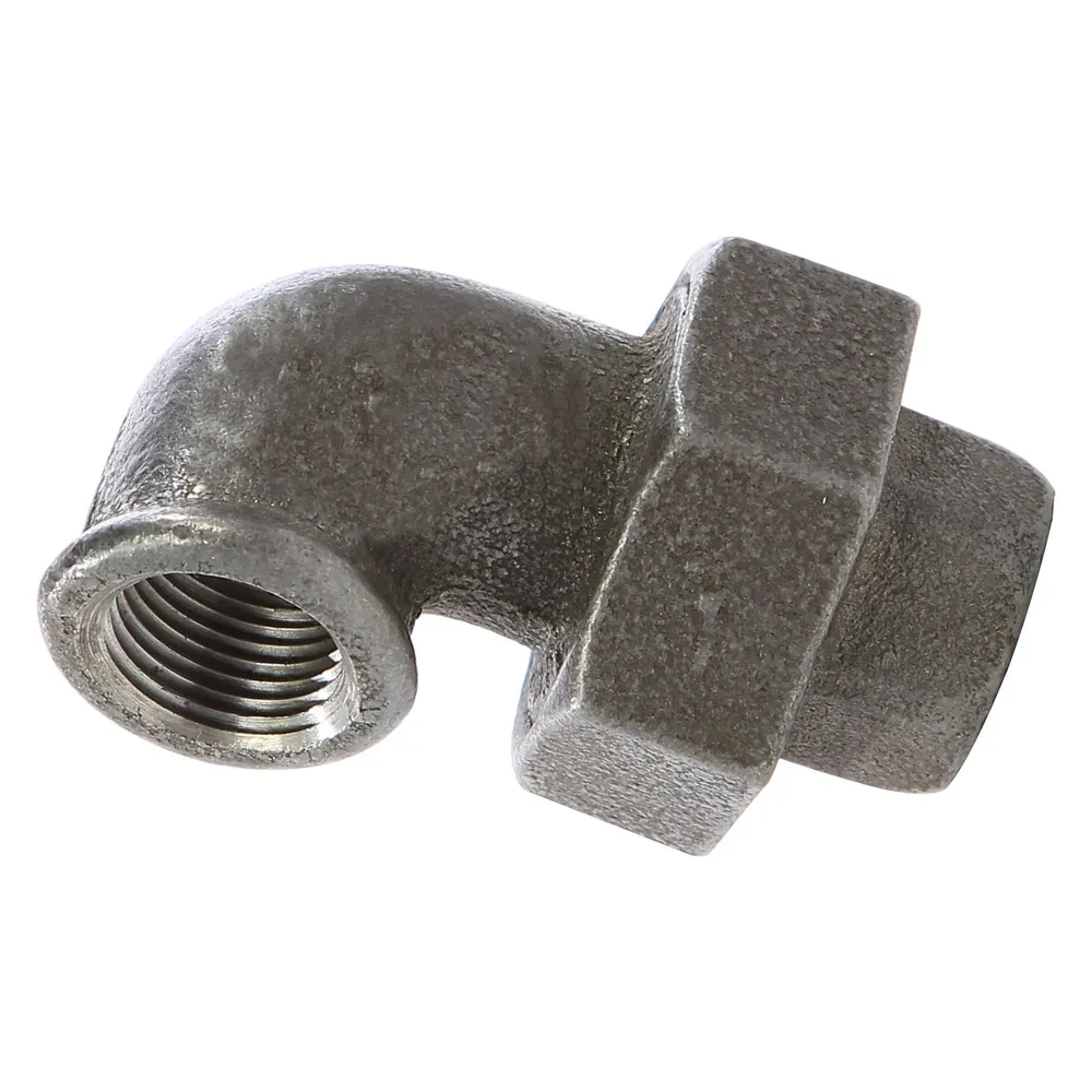 Cot cu racord olandez 95, fonta neagra, FI - FI, 1/2"