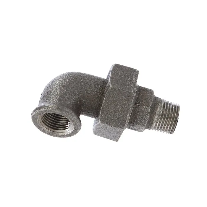 Cot cu racord olandez 97, fonta neagra, FI - FE, 3/4"