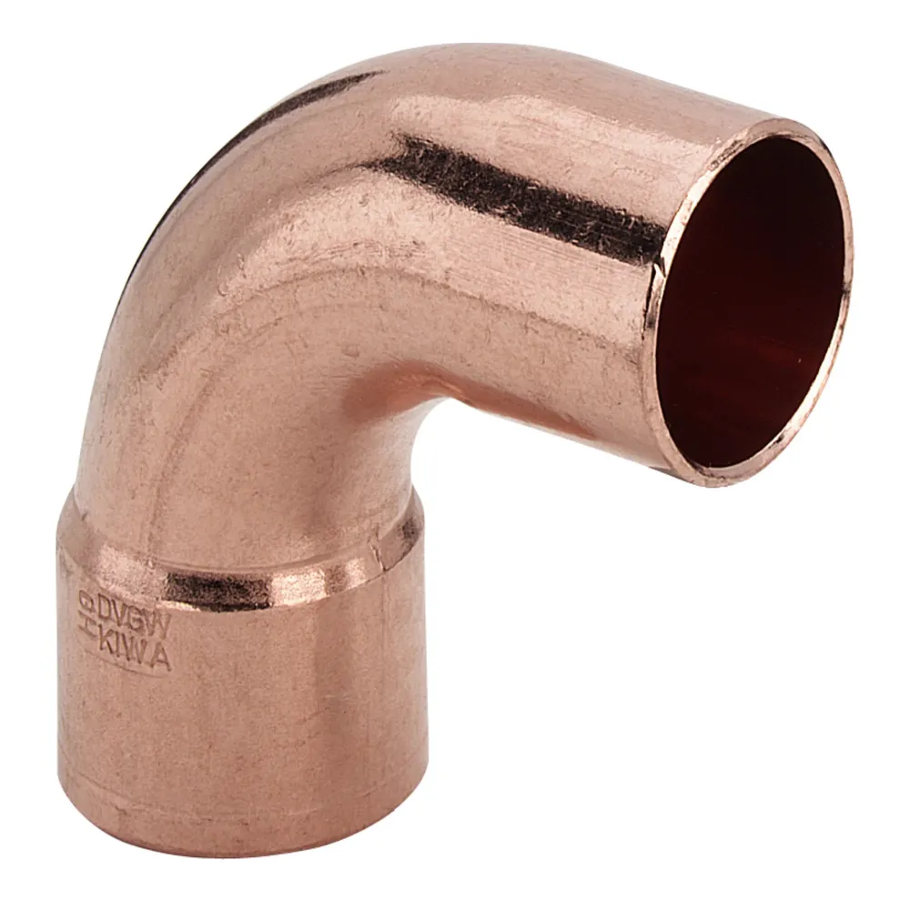 Cot cupru, interior-exterior, D 18 mm, 90 grade, 5001