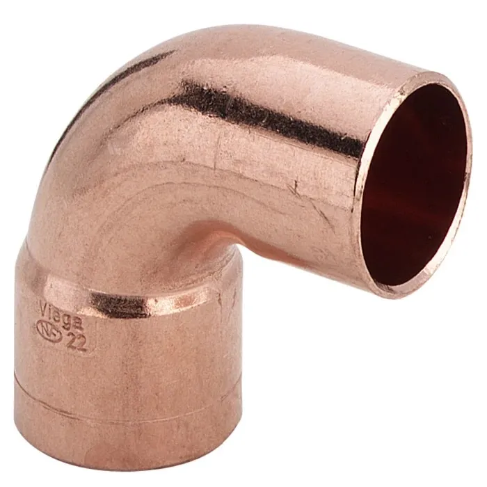 Cot cupru, interior-exterior, D 22 mm, 90 grade, Viega 5092