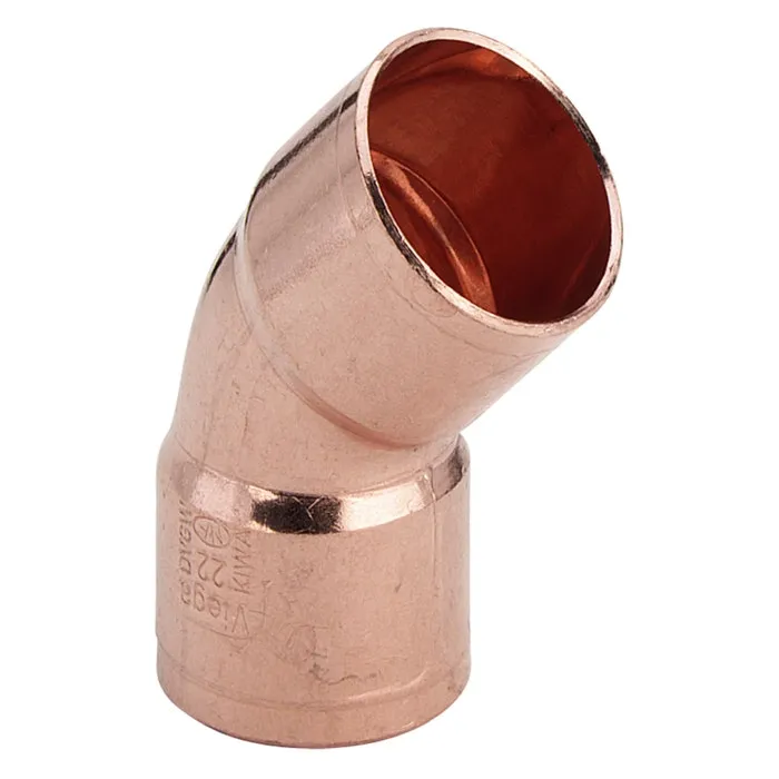 Cot cupru, interior-interior, D 15 mm, 45 grade, 5041