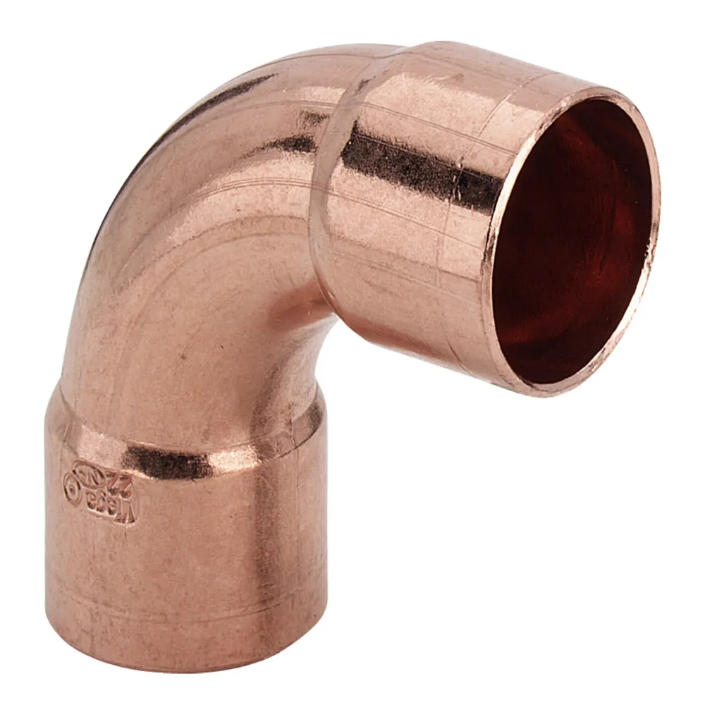 Cot cupru, interior-interior, D 18 mm, 90 grade, 5002
