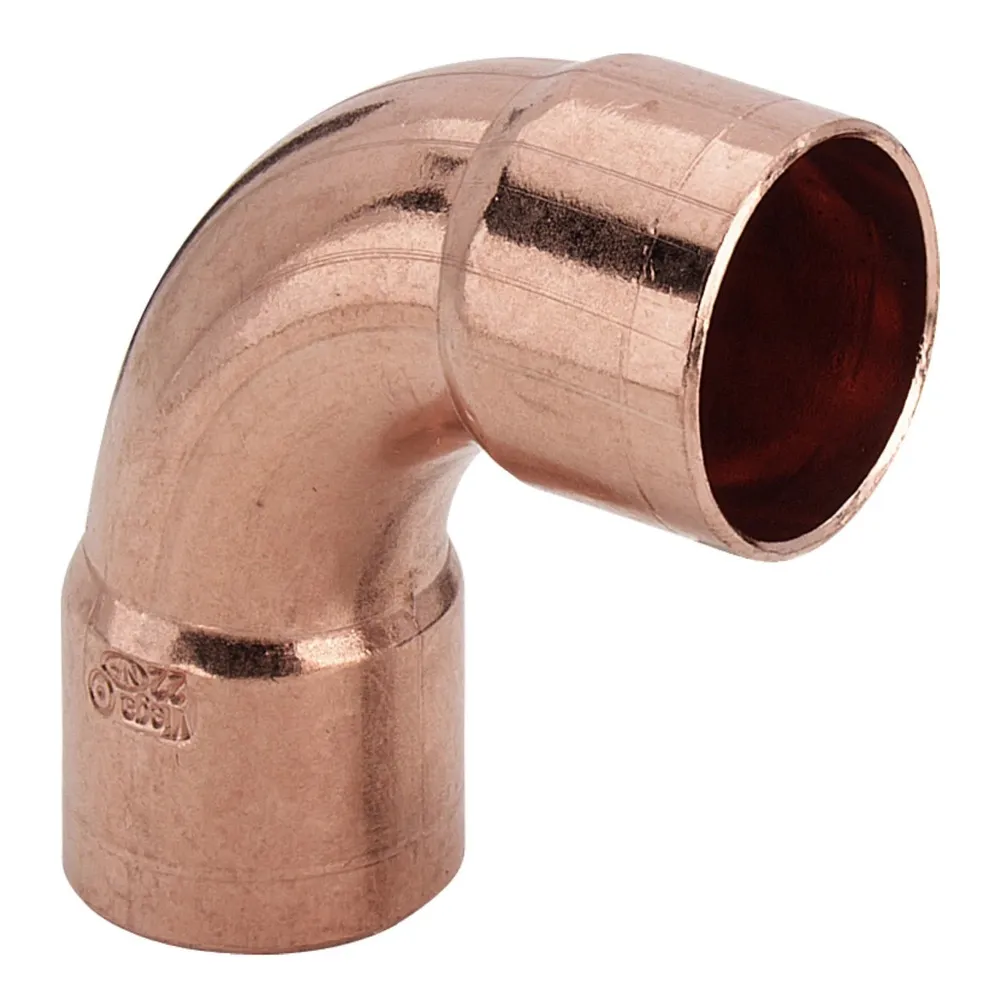 Cot cupru, interior-interior, D 22 mm, 90 grade, Viega 5090