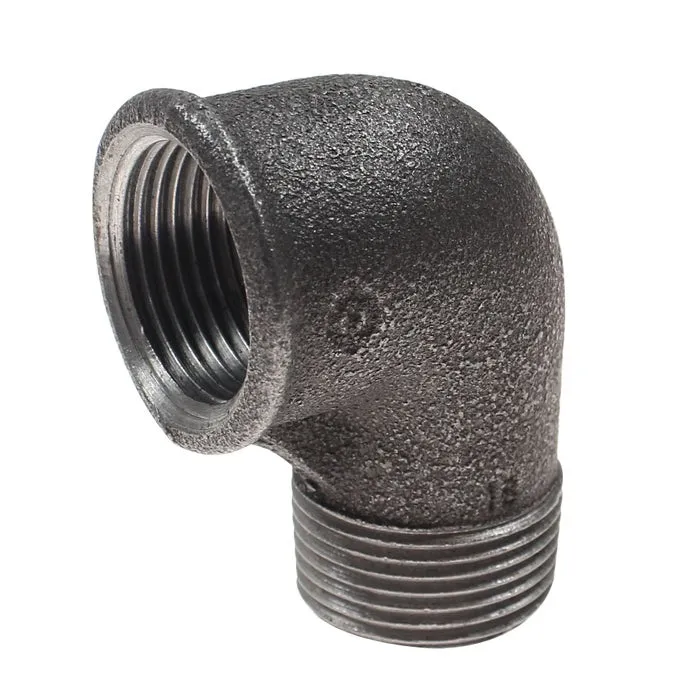 Cot fonta neagra, FI - FE, 3/4", 90 grade