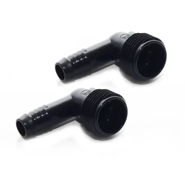 Cot Funny pipe, pentru asamblarea aspersoarelor, negru, polipropilena, 1/2", set 2 buc