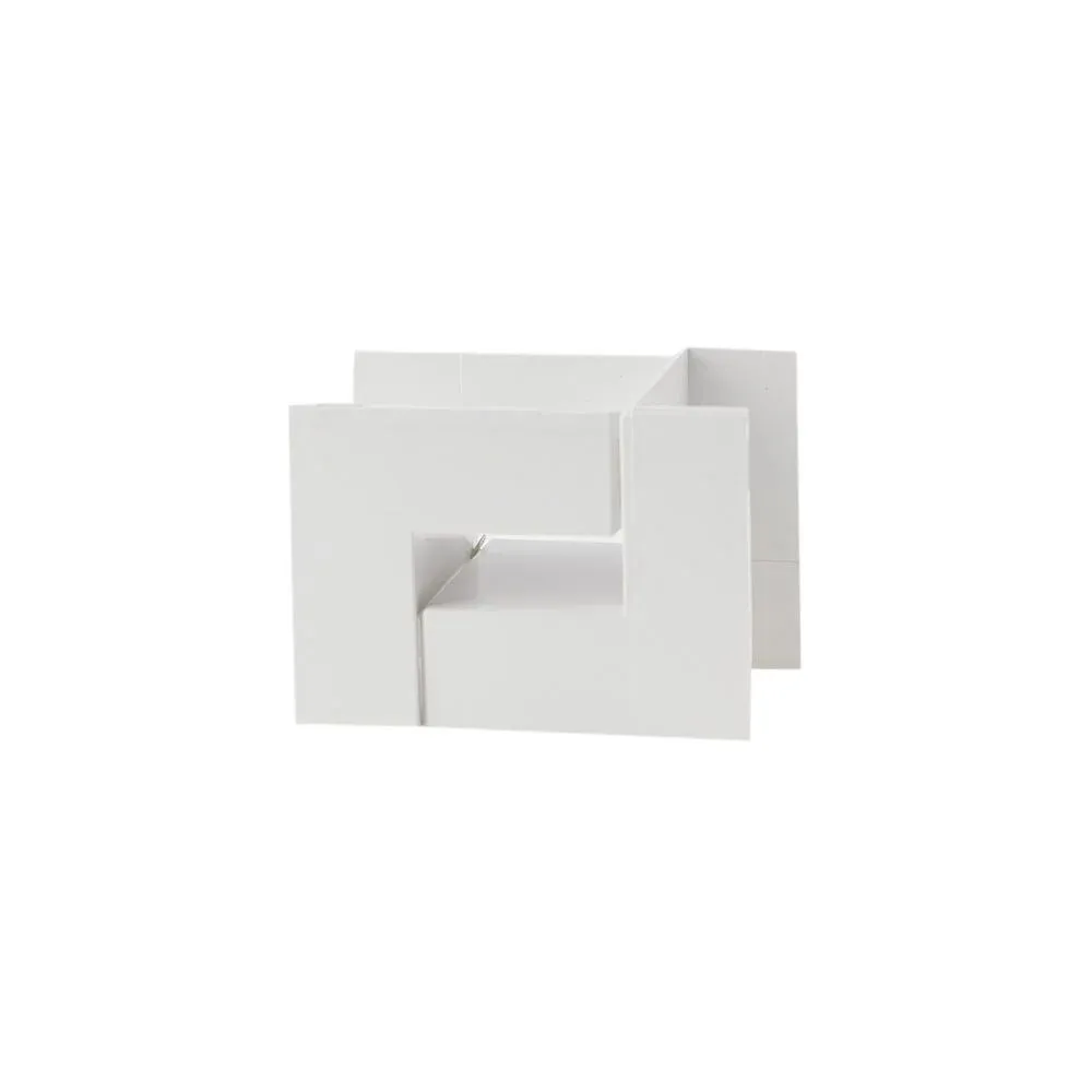Cot interior Dietzel, 16x16mm, alb, set 2 buc
