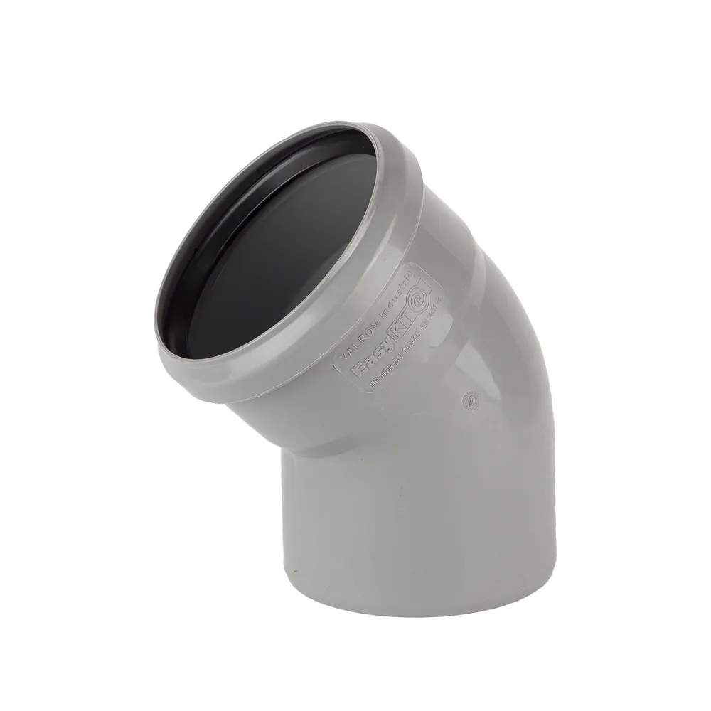 Cot polipropilena, Ø 110 mm, 45°