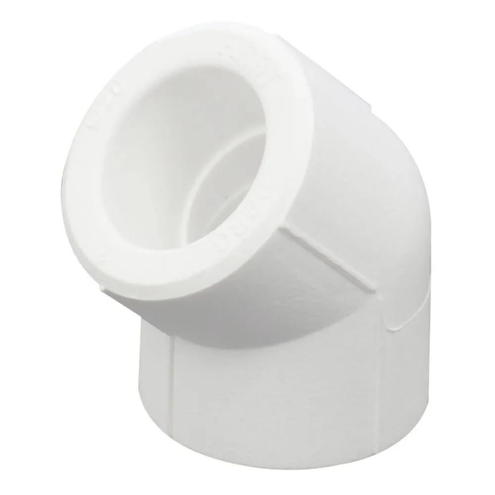 Cot PPR, D 32 x 32 mm, alb, 45 grade