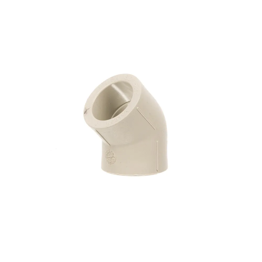 Cot teava PPR, 45 grade, Ø 20 mm, PN25, gri 10 bucati