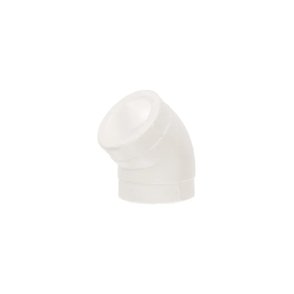 Cot teava PPR, 45 grade, Ø 40 mm, alb 10 bucati