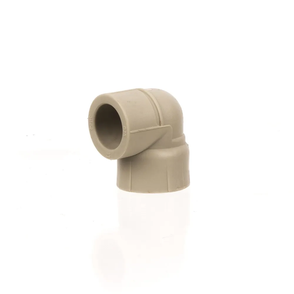 Cot teava PPR, 90 grade, filet interior, Ø 20 mm x 1/2', PN25, gri