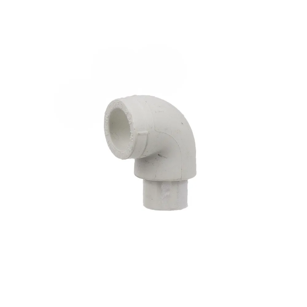 Cot teava PPR, 90 grade, interior - exterior, Ø 20 mm, alb 10 bucati