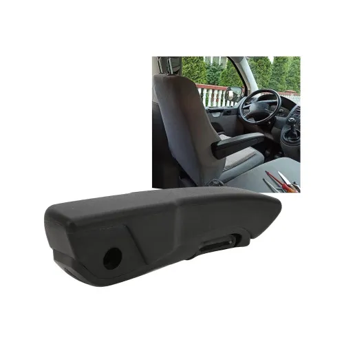 Cotiera auto universala reglabila cu brat captusit si sistem rabatabil cu montaj lateral pe partea Stanga — imaginea 7