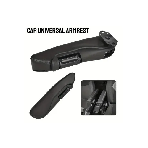 Cotiera auto universala reglabila cu brat captusit si sistem rabatabil cu montaj lateral pe partea Stanga — imaginea 8