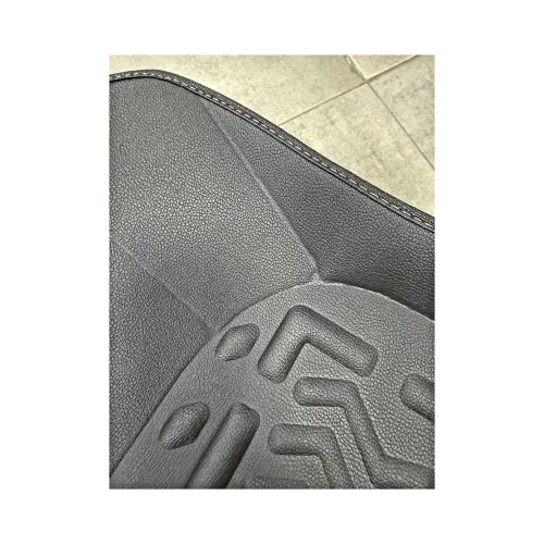 Covoare auto universale imitatie piele tip tavita pentru interior fata spate tunel median set 5 piese — imaginea 2