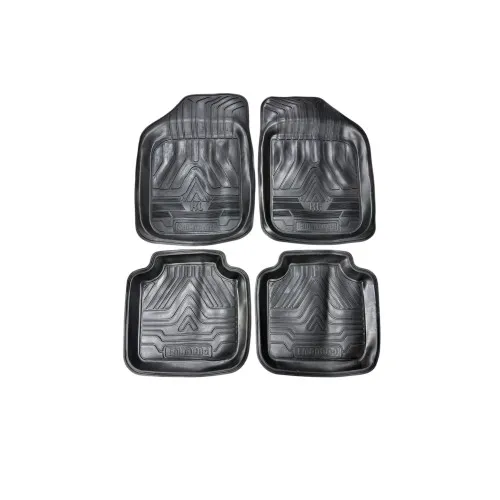 Covoare cauciuc auto universale interior tip tavita set 5 piese fata spate tunel median — imaginea 2