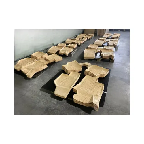 Covoare cauciuc tavita Bej compatibile Seat Leon II 2005–2012 Cod: 3D 62019B A10 — imaginea 2