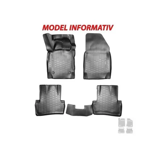 Covoare cauciuc tavita compatibile Mercedes Vito / Viano W639 Randul 1+2+3 2005-2010 Cod: 2D 62520​​​​​​​​ / A60