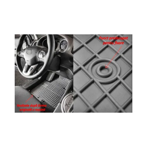 Covoare interior cauciuc El Toro compatibile BMW E63/E64 Seria 6 Coupe Cabrio 2003–2010 P50 — imaginea 2