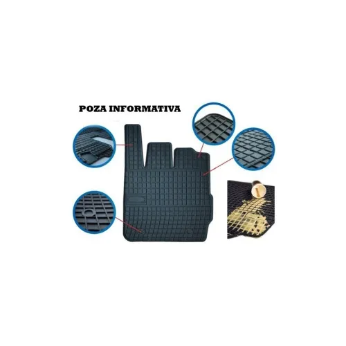 Covoare interior cauciuc El Toro compatibile DAF XG+ cabina cu scaun dreapta pneumatic sau scaun cinema 2022-> P50 — imaginea 6