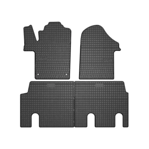 Covoare interior cauciuc El Toro compatibile Mercedes Vito III fata + randul 1 spate 2014–2023 P60