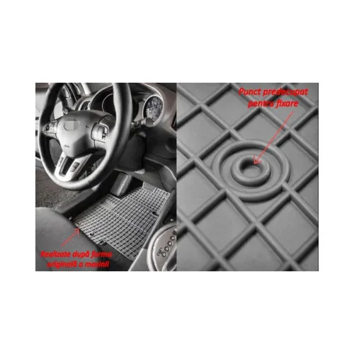 Covoare interior cauciuc El Toro compatibile Subaru Legacy V 2009-> P50 — imaginea 2