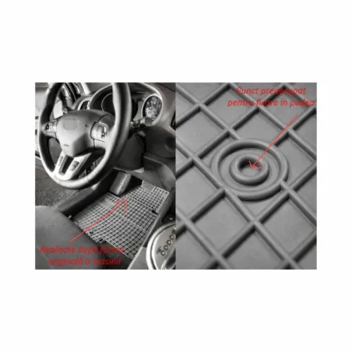 Covoare interior cauciuc El Toro compatibile Volkswagen Crafter II 2017-2023 P60 — imaginea 2
