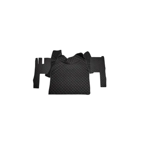 Covor auto imitatie piele dedicat Camion Volvo FH4 Cutie automata Negru/Rosu