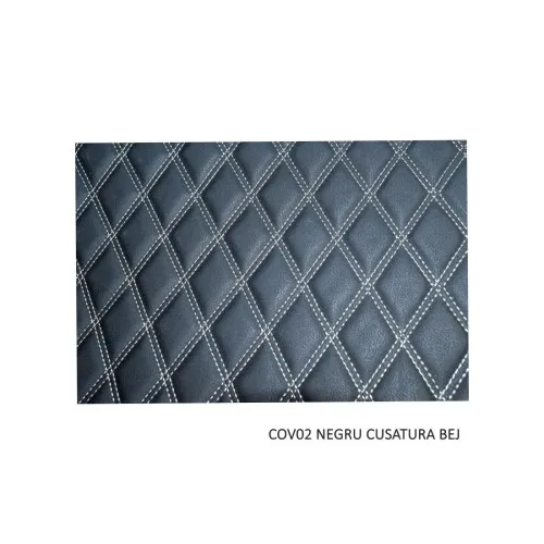 Covor auto imitatie piele romb compatibil Volkswagen Crafter 2006-> — imaginea 8