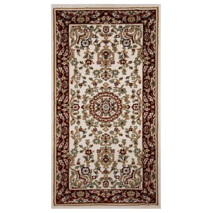 Covor living / dormitor Carpeta Atlas 82271-41333, 80 x 150 cm, polipropilena heat-set, crem, dreptunghiular