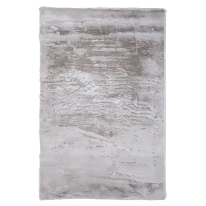 Covor living / dormitor Chip Pes 18229, 160 x 230 cm, poliester, gri deschis, dreptunghiular