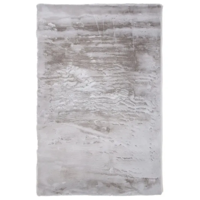 Covor living / dormitor Chip Pes 18229, 80 x 150 cm, poliester, gri deschis, dreptunghiular