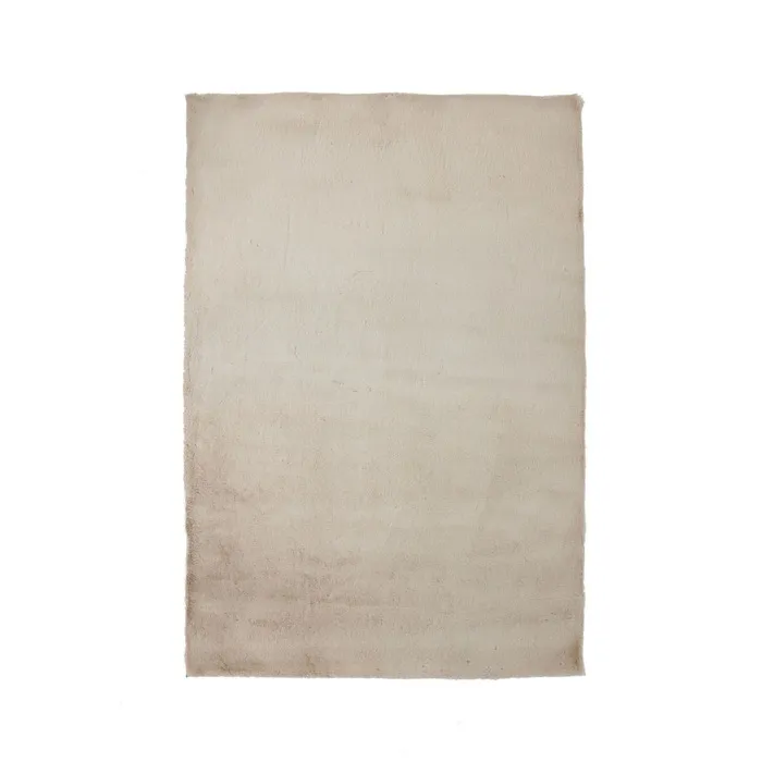 Covor living / dormitor Chip Pes 7060, 80 x 150 cm, poliester, crem, dreptunghiular