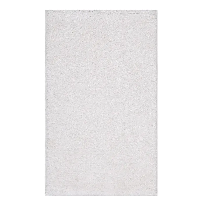 Covor living / dormitor Oriental Weavers Cloudy 520-D2A-W, 160 x 235 cm, polipropilena soft frize, alb, dreptunghiular