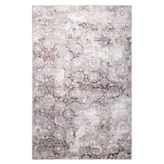 Covor living / dormitor Phoenix 60261-0744, 160 x 230 cm, polipropilena frize, bej + crem + maro, dreptunghiular