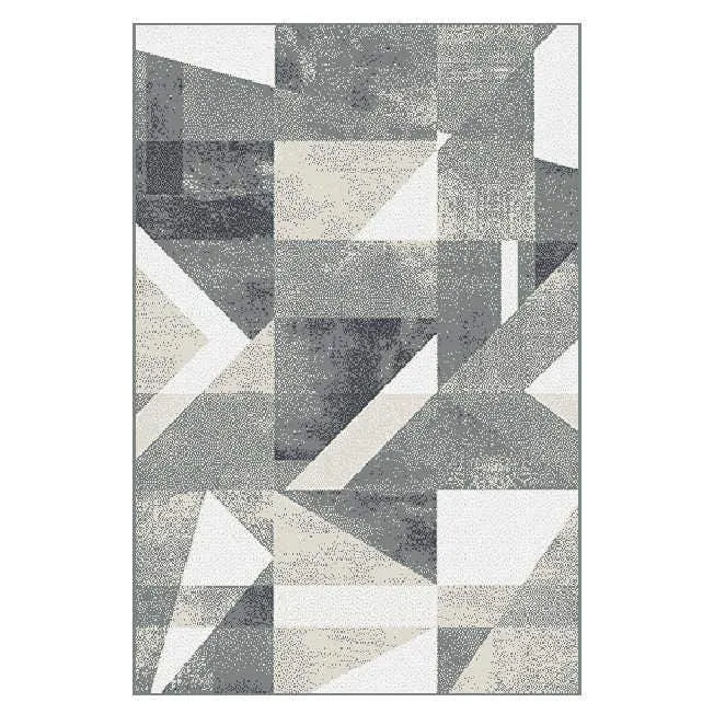 Covor living / dormitor Sintelon Omega 20EMG, 160 x 230 cm, polipropilena, gri, dreptunghiular