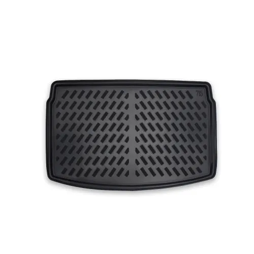 Covor portbagaj tavita premium compatibil Volkswagen Polo VI MK6 Hatchback 2017-> cu baza portbagaj inalta