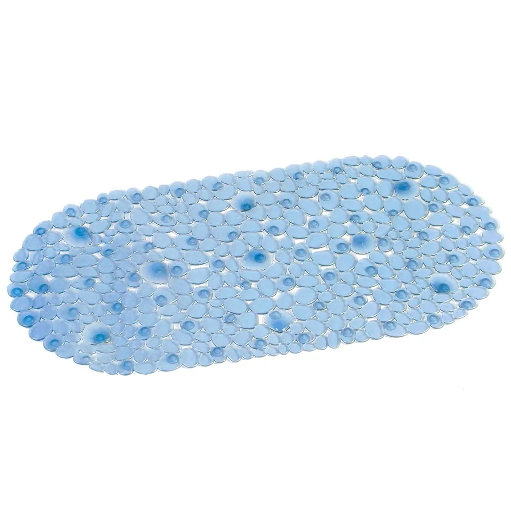 Covoras baie cu ventuze AWD02090813, bleo, 69 x 39 cm